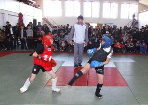Ушу саньда (саньшоу) и тхэквондо являются основными видами спорта в нашей школе.